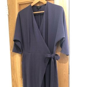 Topshop UK Lavender wrap dress